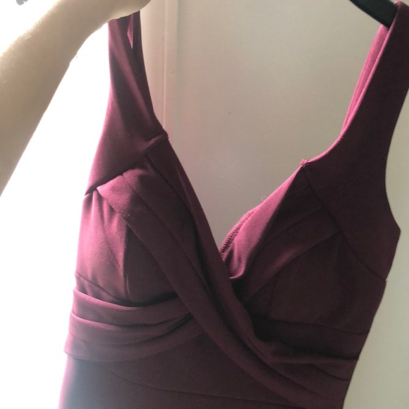 Burgundy dress - Picture 3 of 4